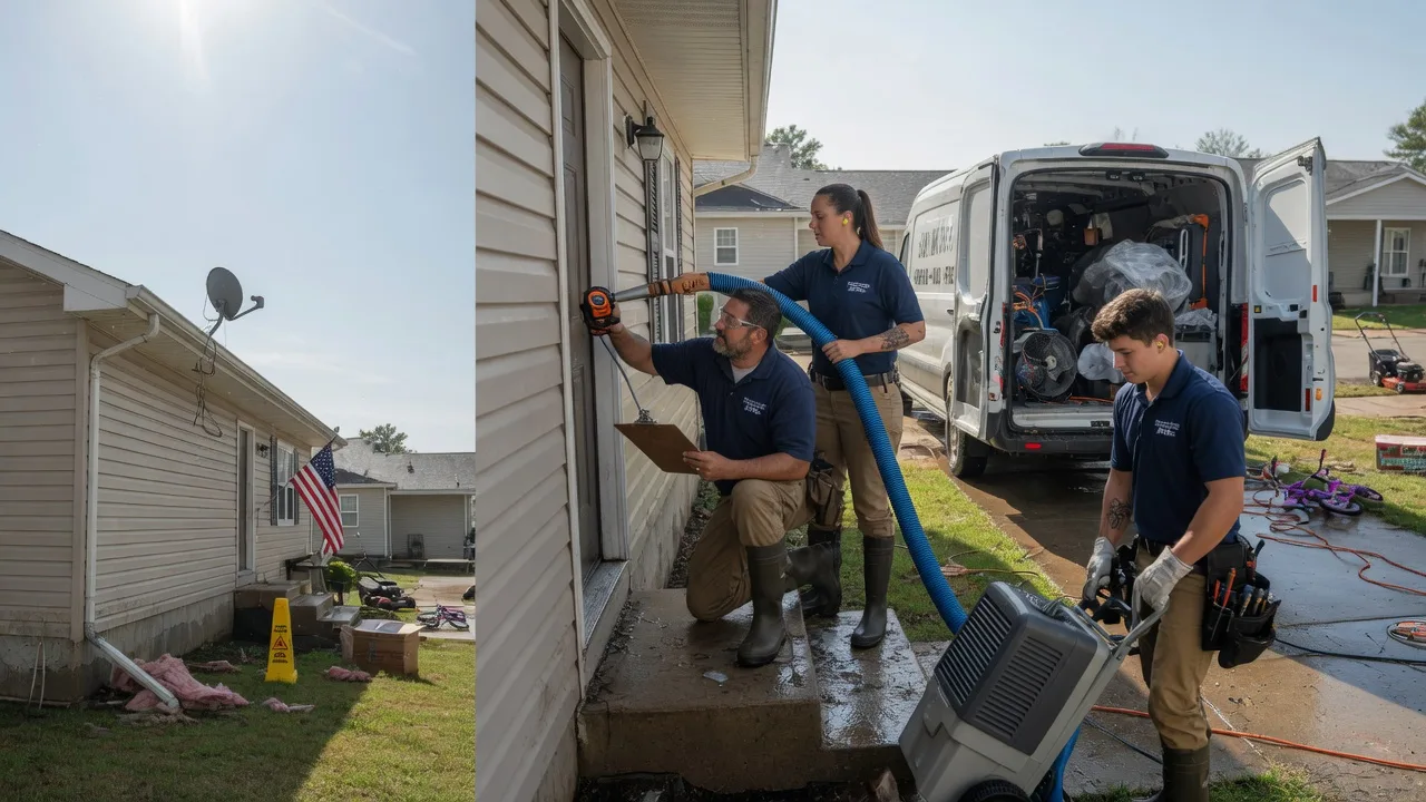 Ceiling Water Damage Restoration in Brownstown, PA near me